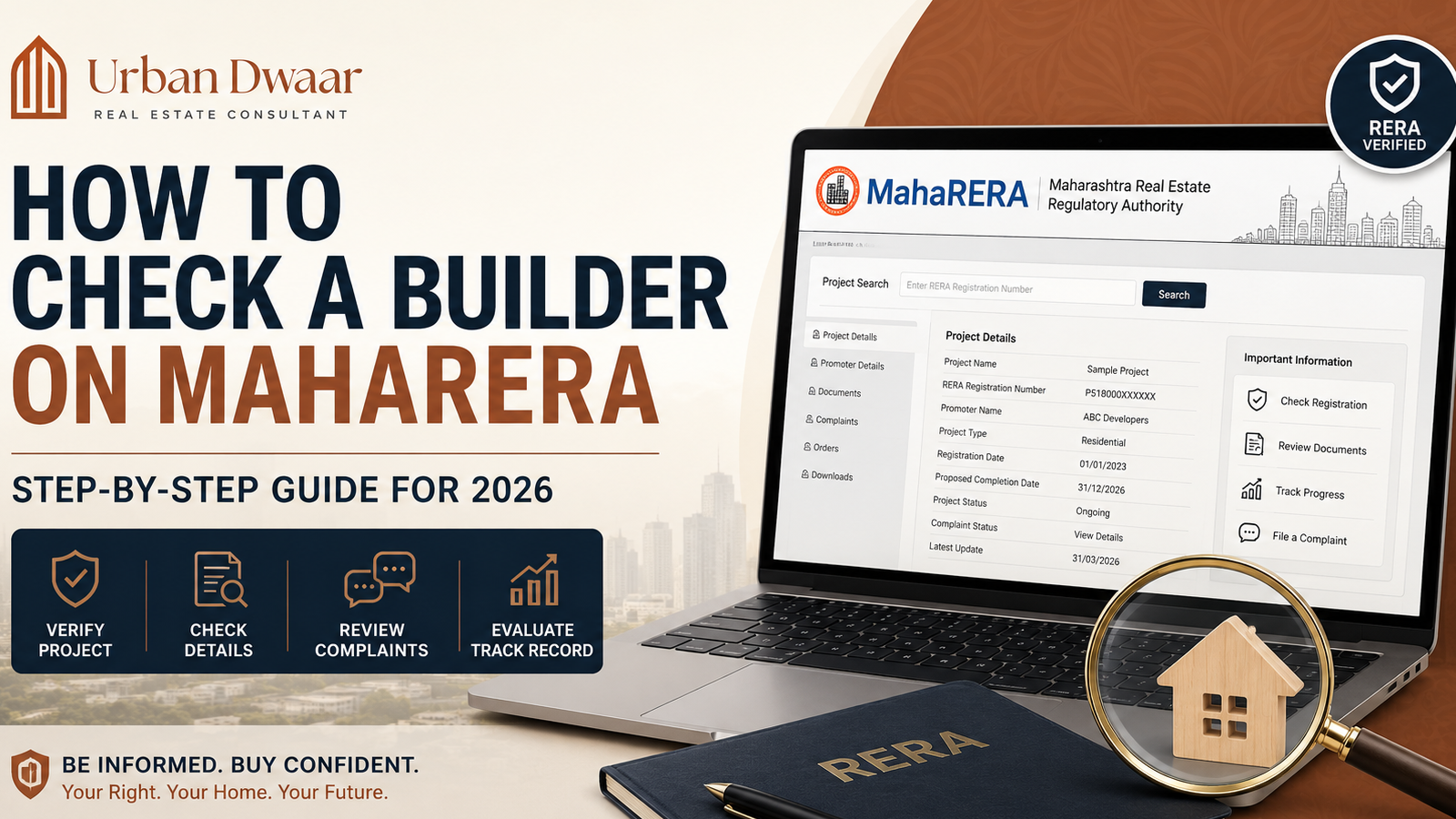 How to Check a Builder on MahaRERA | Step-by-Step (2026)