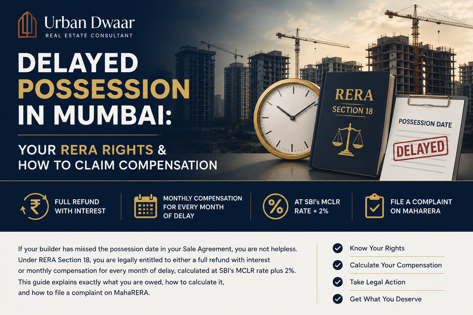 Delayed Possession in Mumbai: Your RERA Rights and How to Claim Compensation